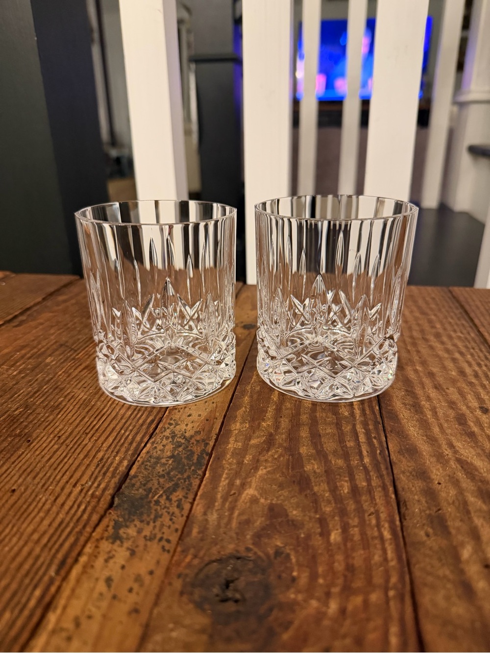 Pair of stunning Nachtmann Noblesse Whiskey Rocks Glasses